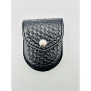 Safariland Black Basket Weave Handcuff Pouch Very Good Condition